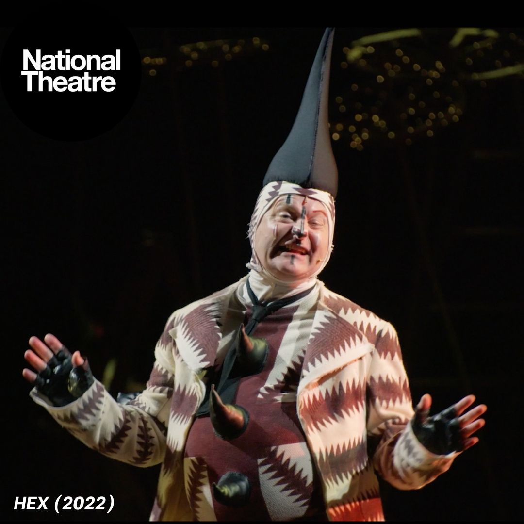 Mark Oxtoby as Bruiser in HEX - Olivier Stage, National Theatre (2022-2023). Photo Credit: National Theatre